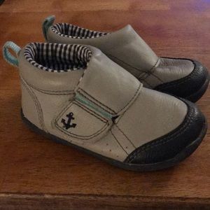 Cute nautical toddler shoes